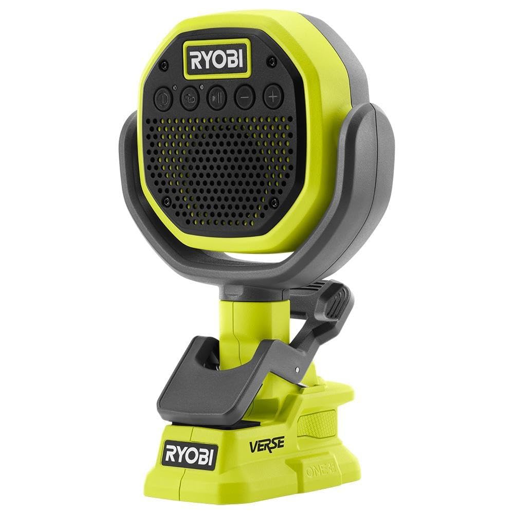 Amazon.com: Ryobi ONE+ 18V Cordless Verse Clamp Speaker PCL615B